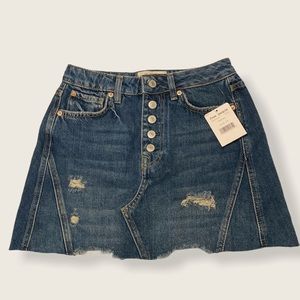 Free People Harvey denim miniskirt size 26